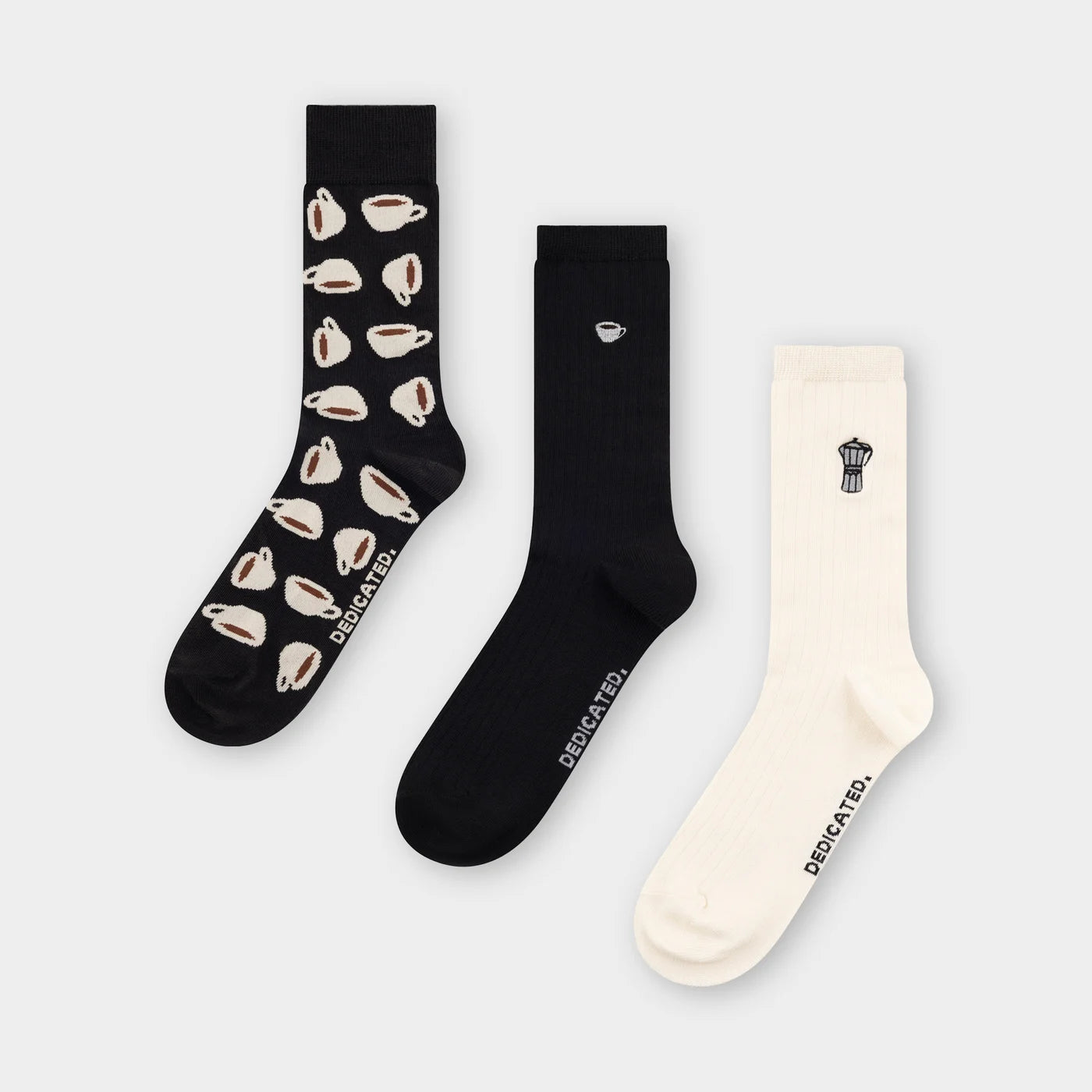 Coffee Socks - 3-pack