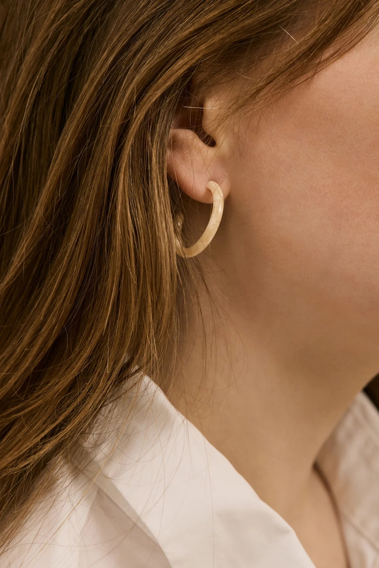 Loop Earrings - Macadamia