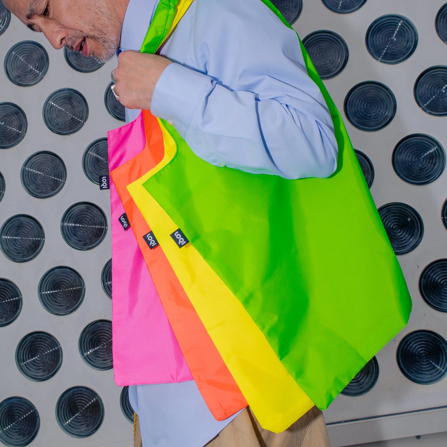 NEON GREEN - Recycled Bag