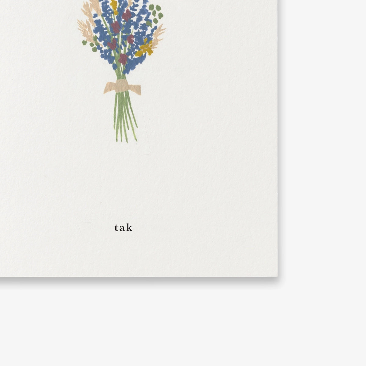 Small Greeting Card - Buket - Tak