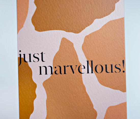 Just Marvellous Card