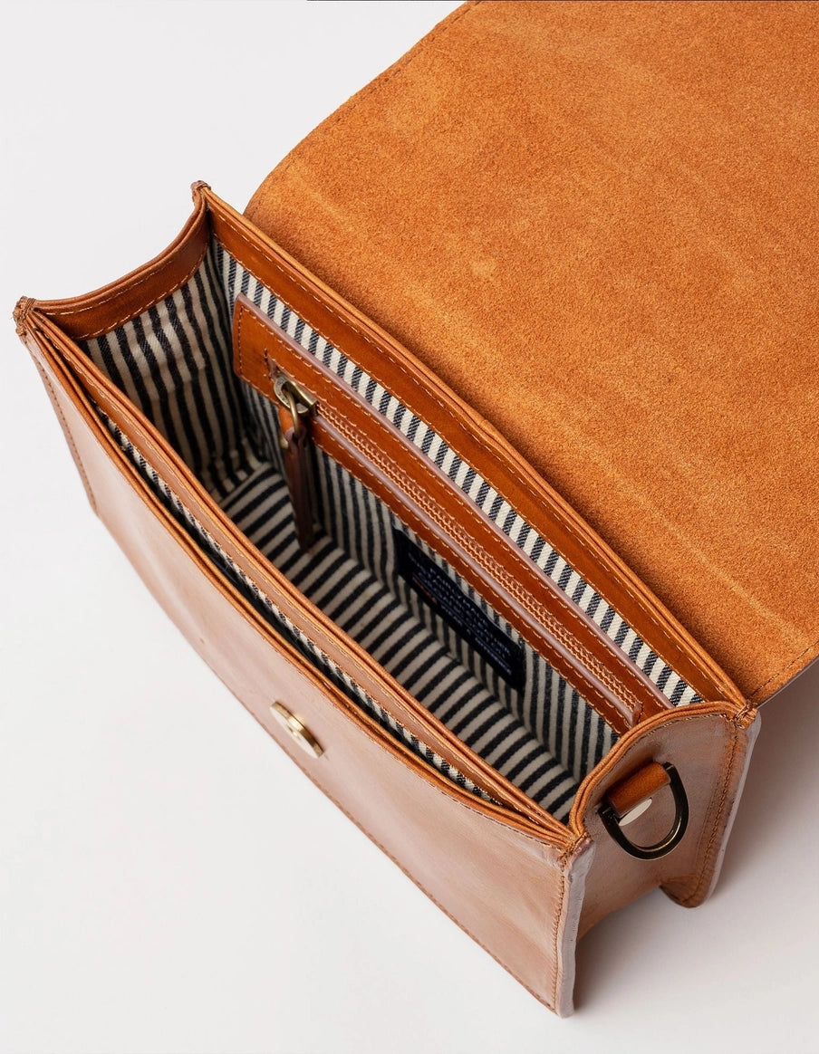 Audrey Mini - Cognac Classic Leather