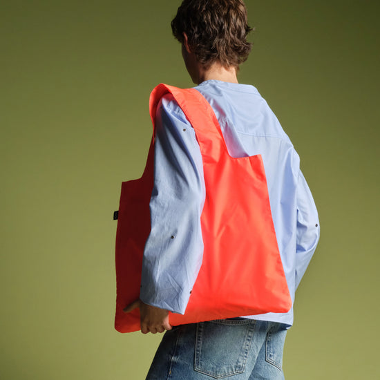 NEON Dark Orange - Recycled Bag