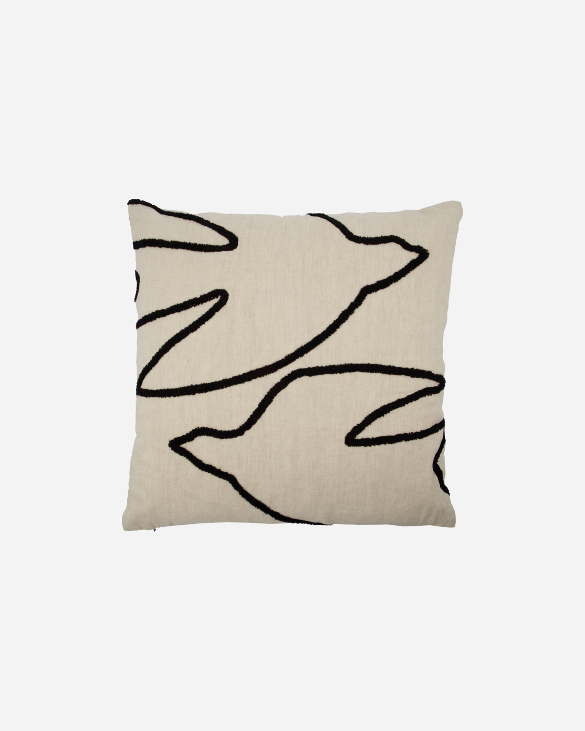 Cushion Cover - Fly - Black & Off-white