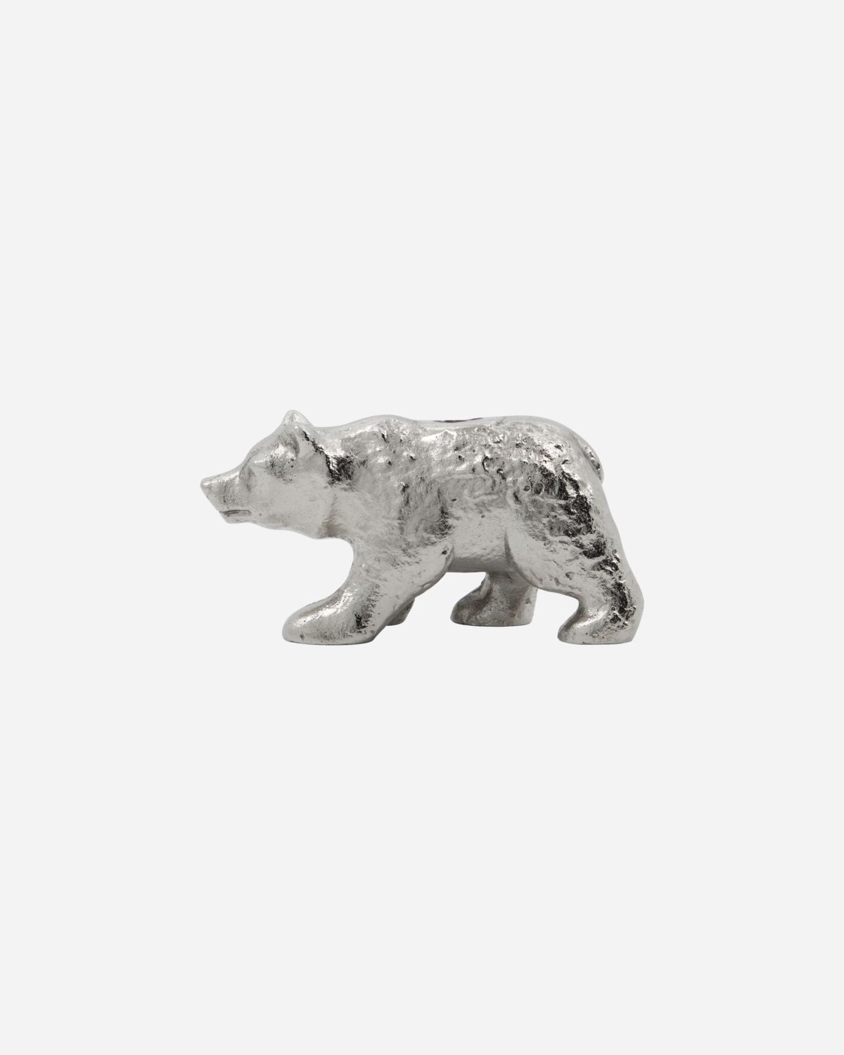 POLAR Candle holder - Antique Silver Coloured