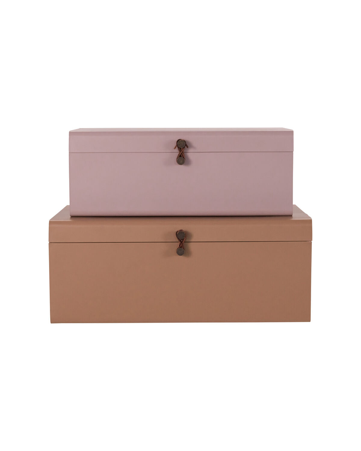 Storage - HDMetal - Beige & Rose - Set of 2