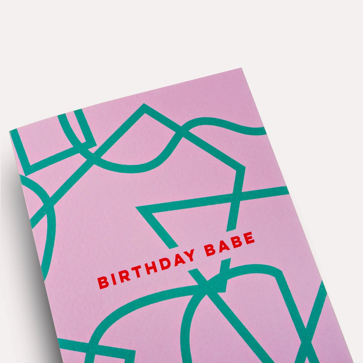 Birthday Babe Shapes Card