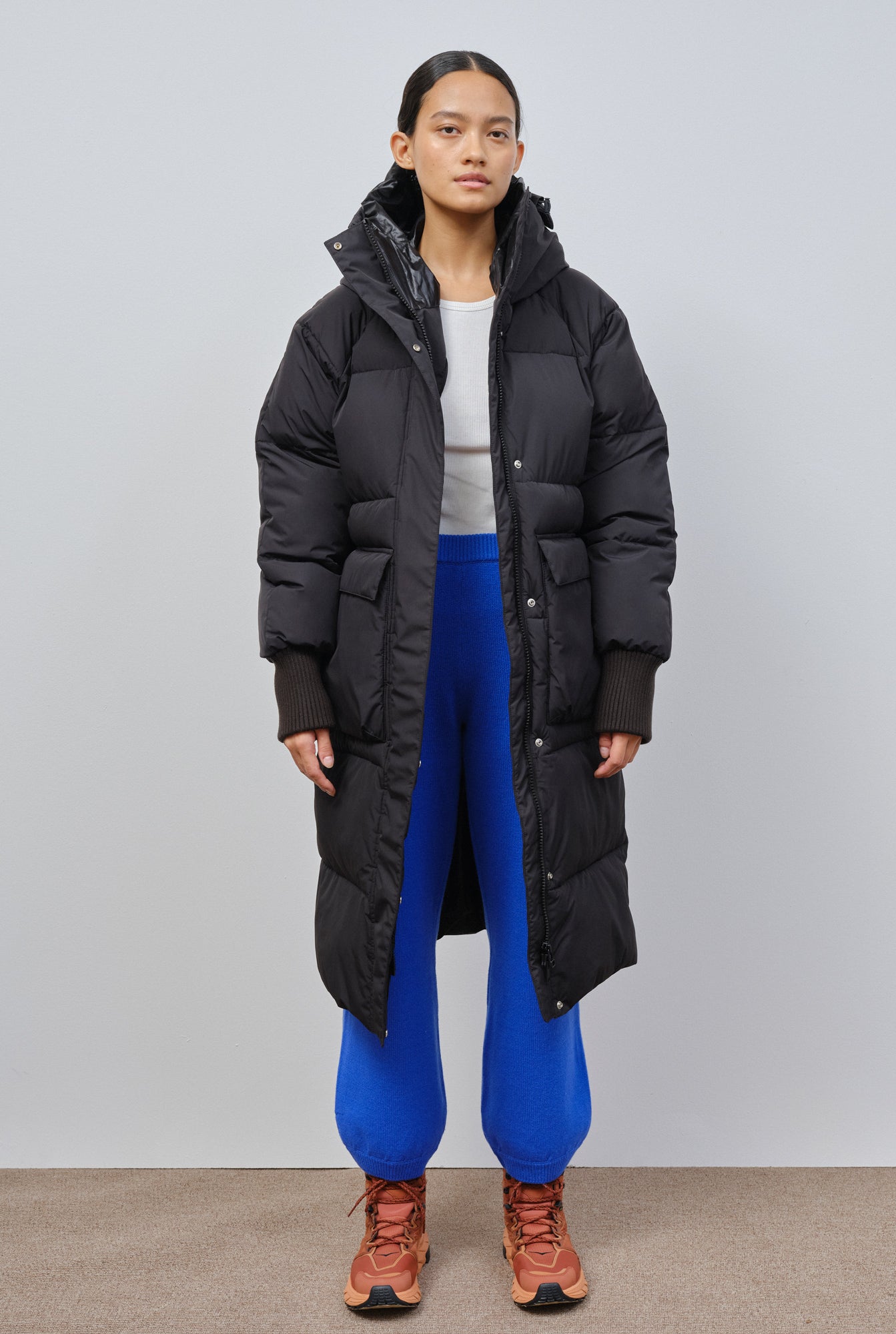 Ry Puffer Parka - Schwarz
