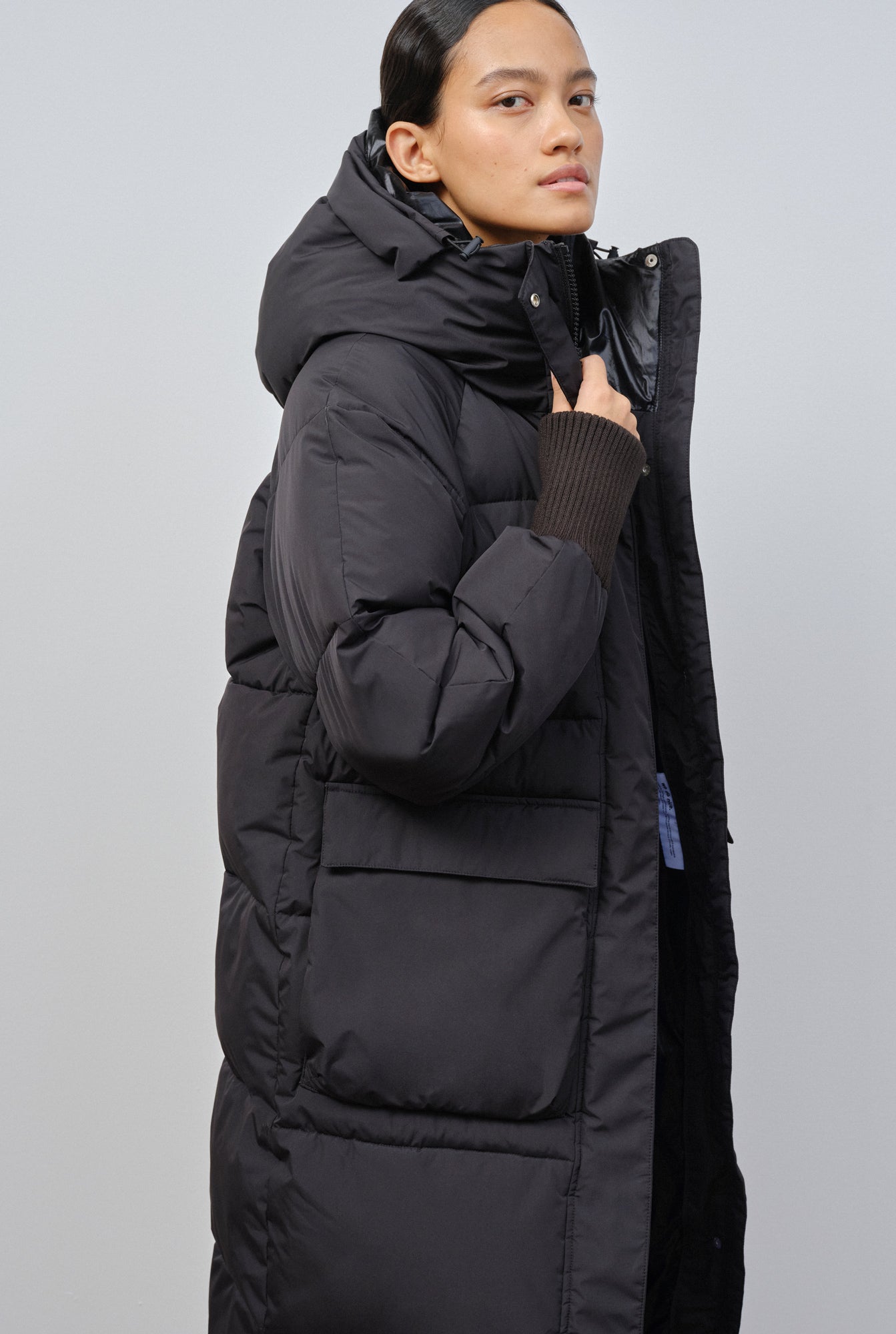 Ry Puffer Parka - Schwarz