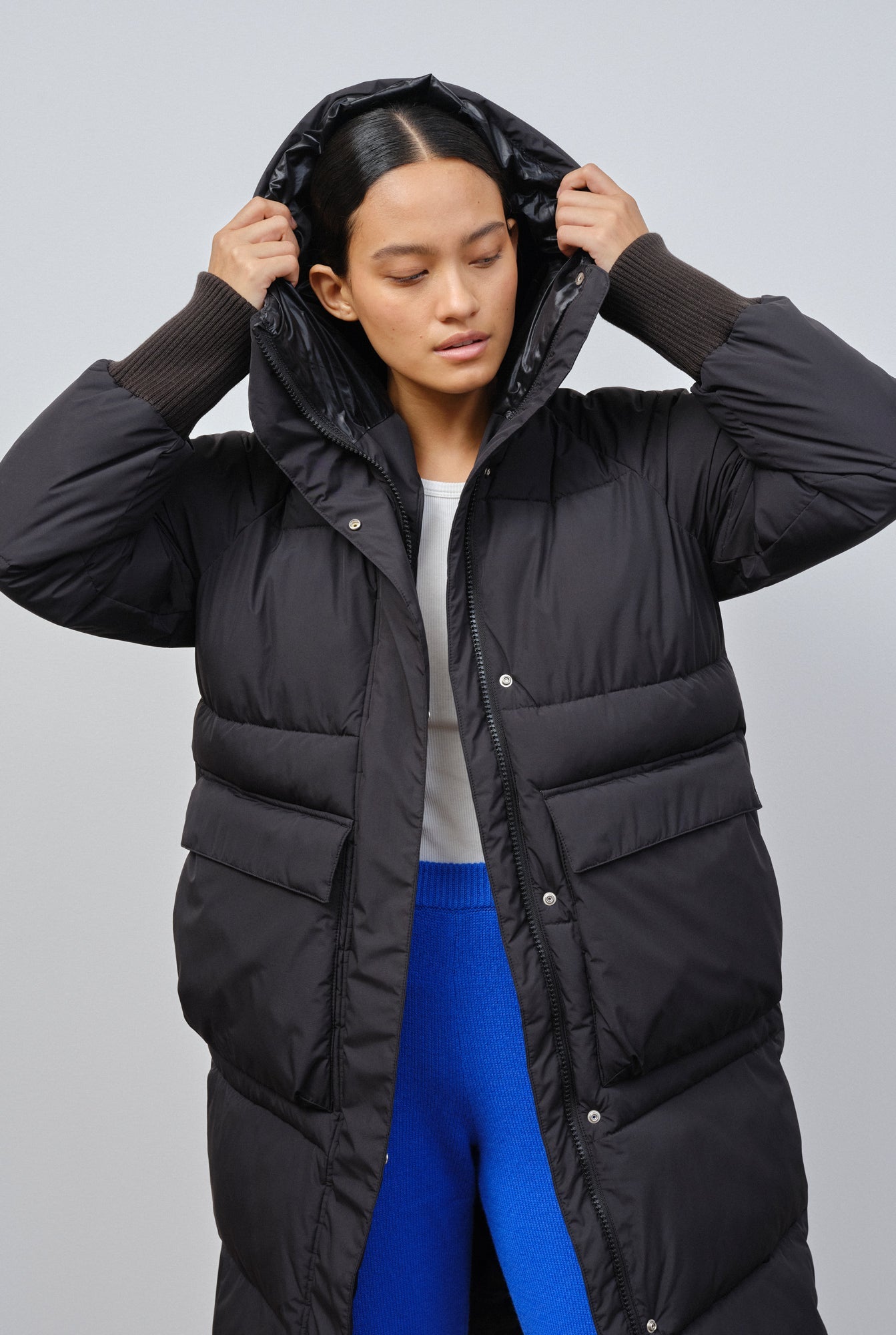 Ry Puffer Parka - Schwarz