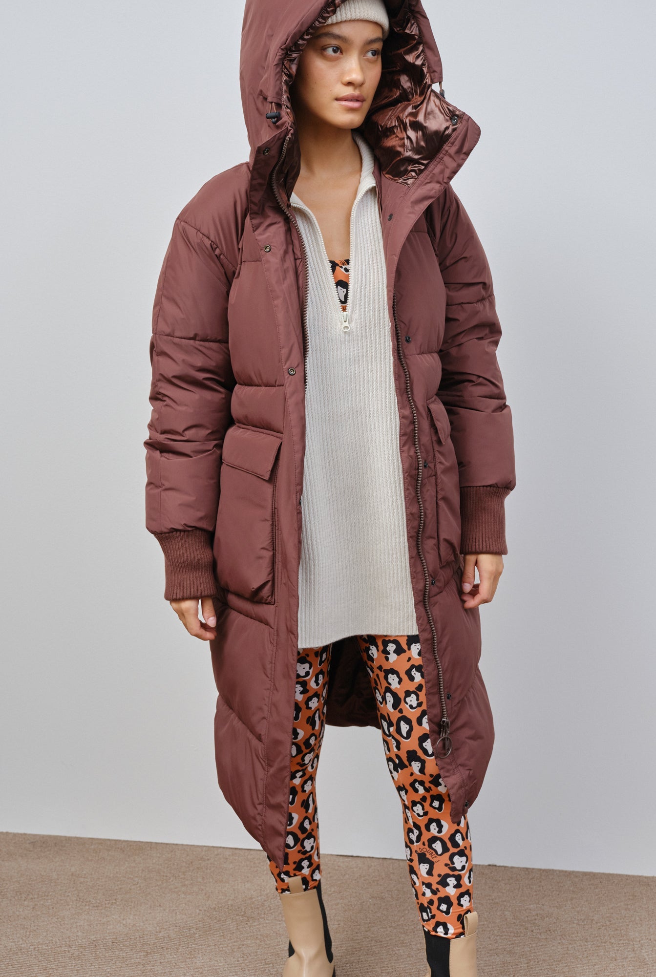 Ry Puffer Parka - Truffle