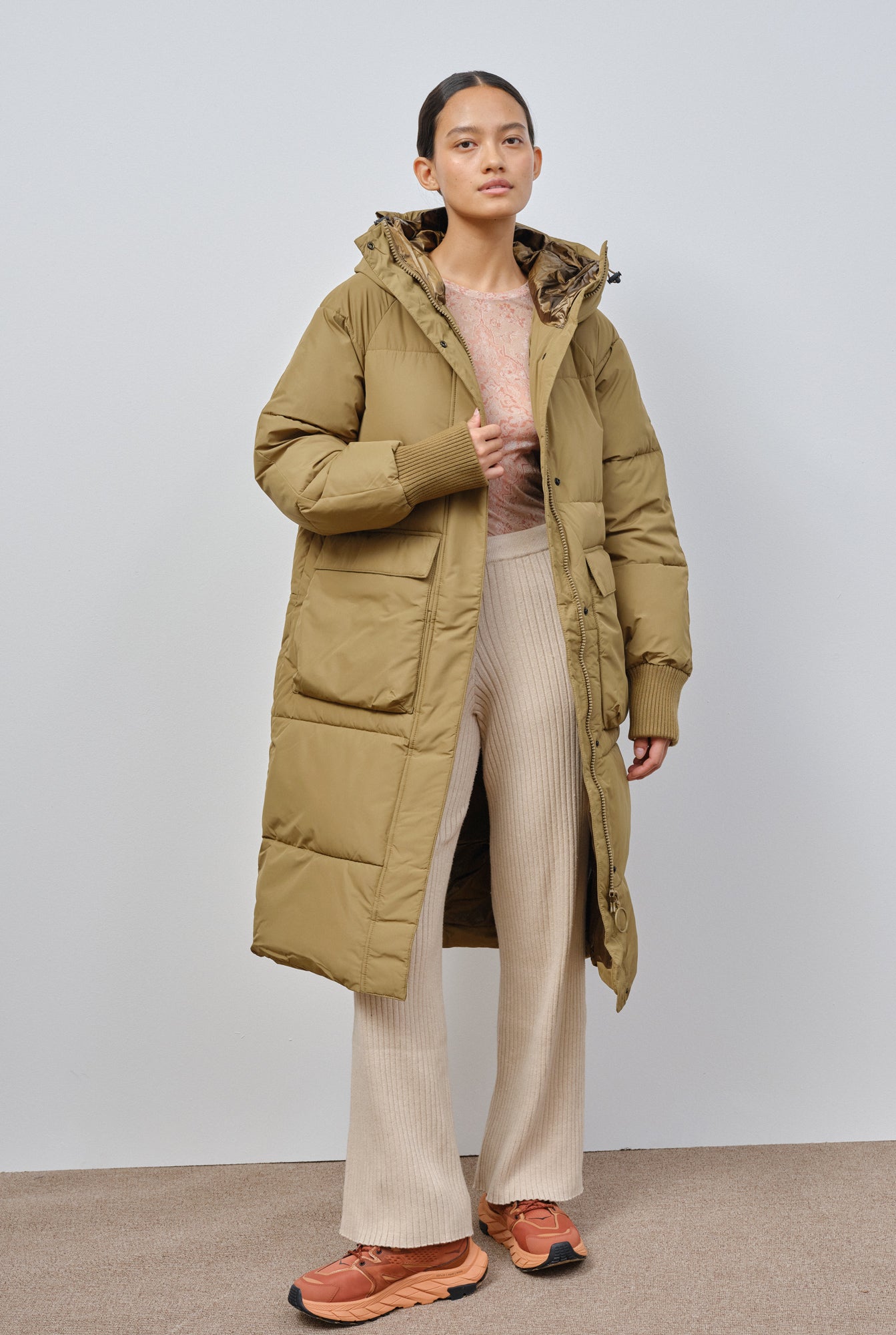 Ry Puffer Parka - Wood
