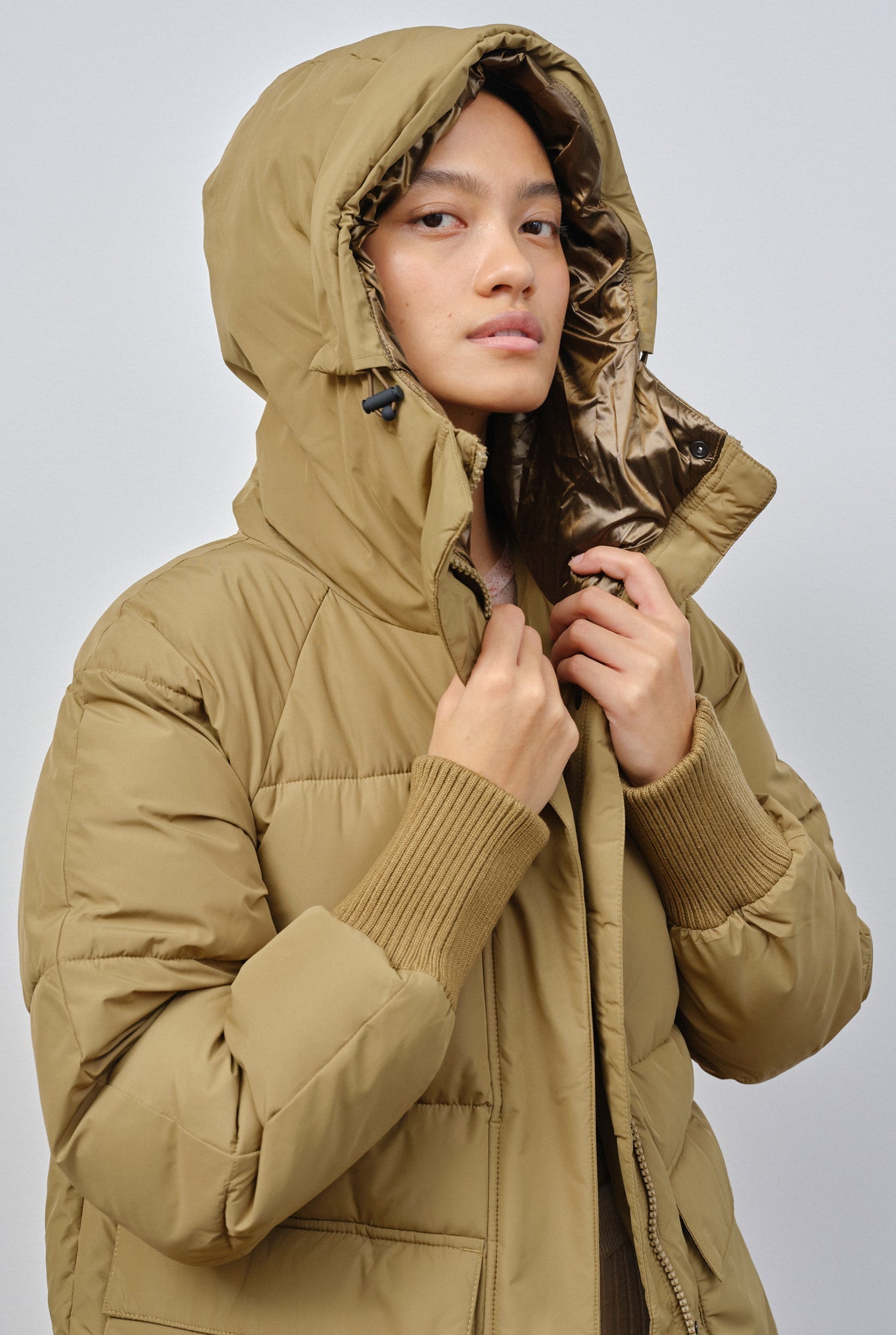 Ry Puffer Parka - Wood