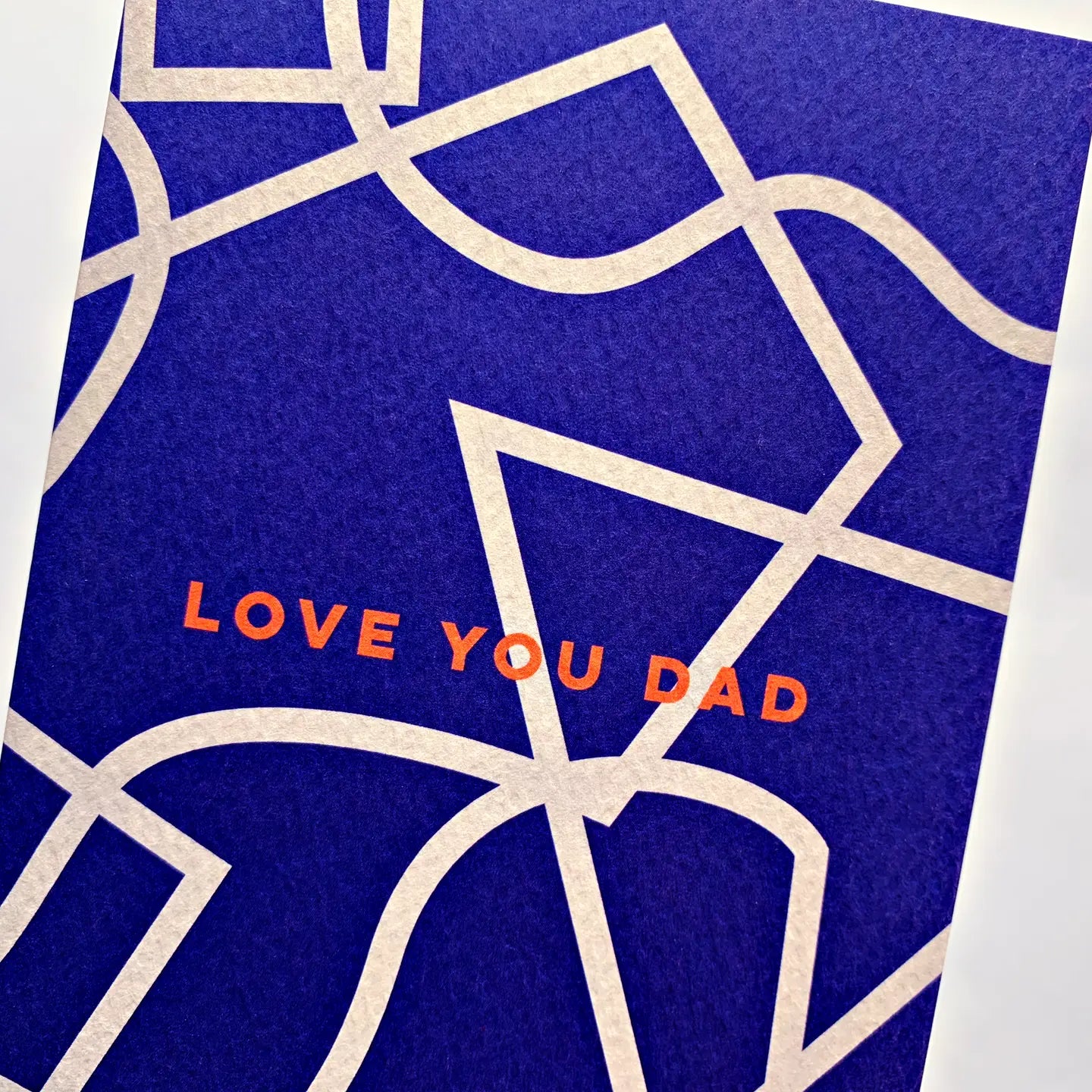 Love You Dad Graphic Shapes Card