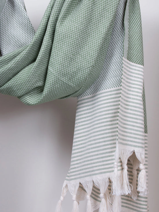 Amalfi Cotton Hammam Towel - Olive