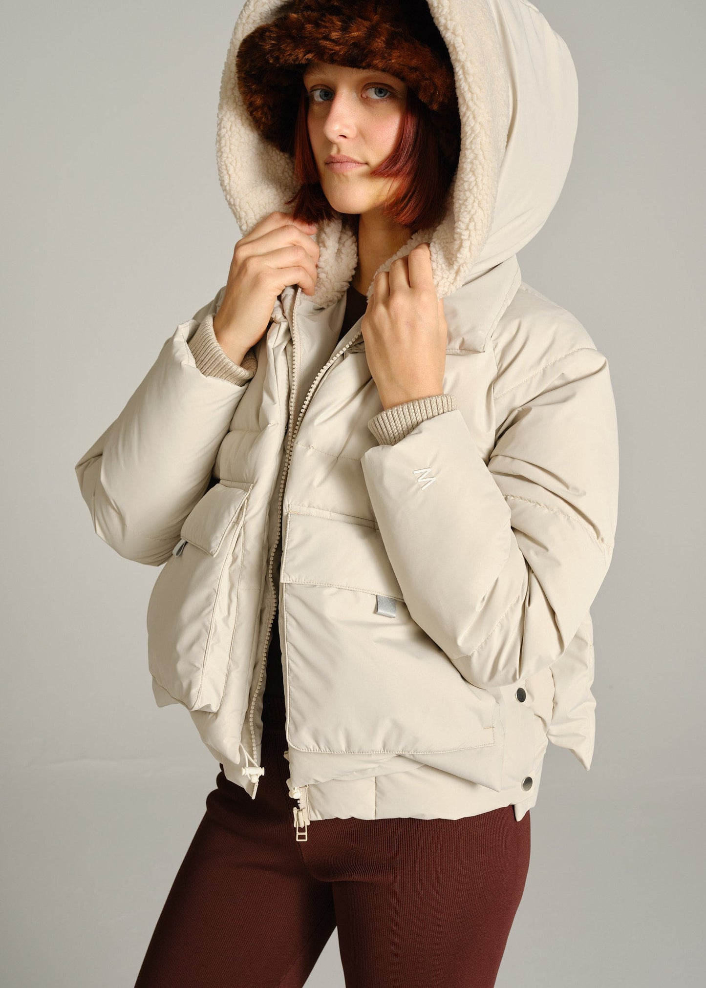 Chicago Pufferjacke - Dark Sand