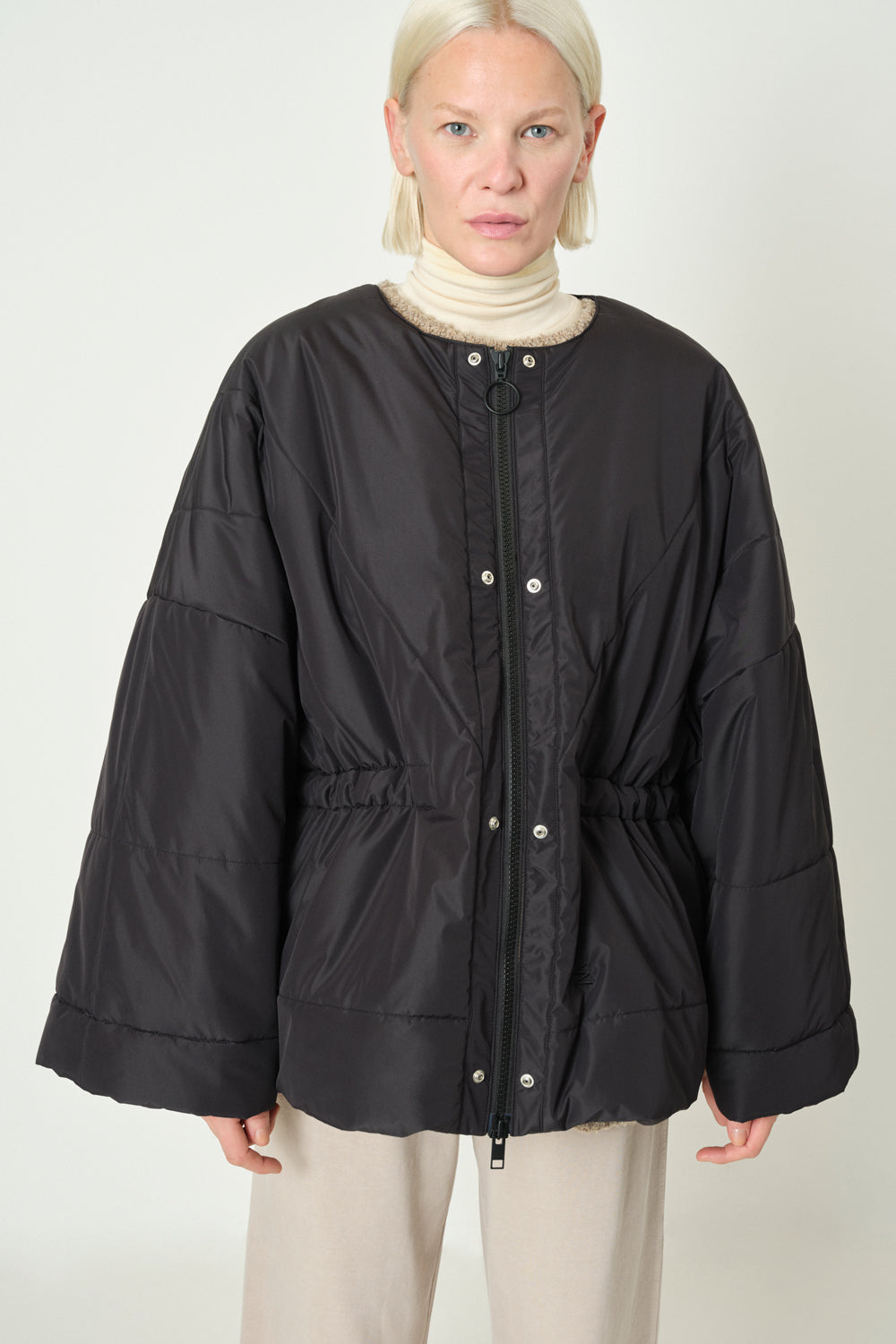 Fu Pufferjacke - Schwarz