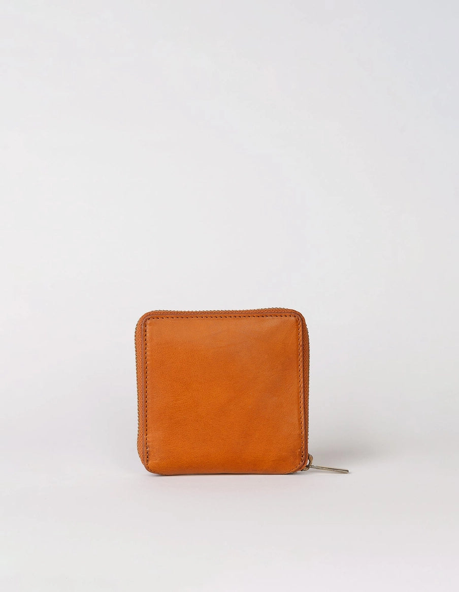 Sonny Square Wallet - Cognac Stromboli Leather