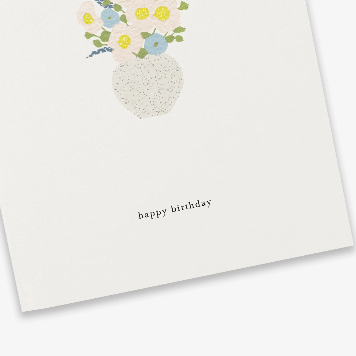 Greeting Card - Happy Birthday Flowers
