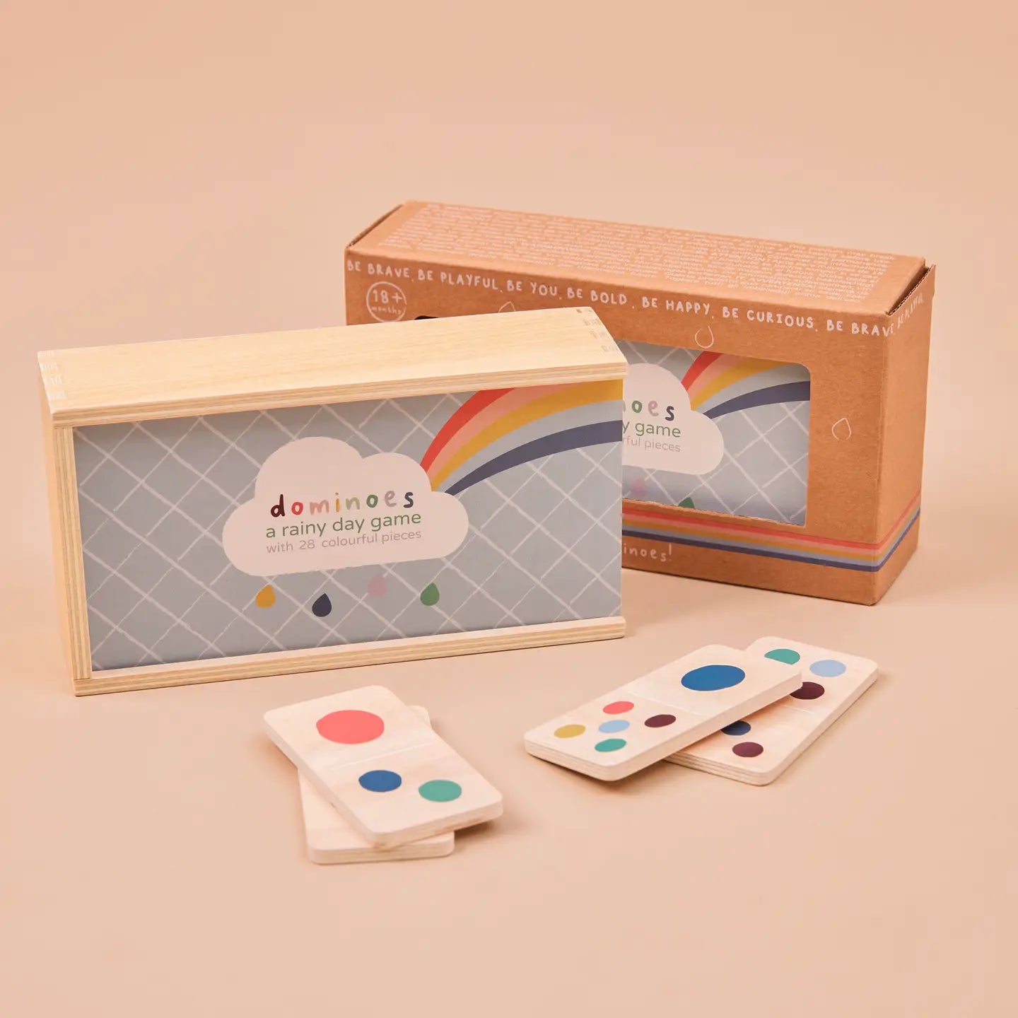 Wooden Domino Game