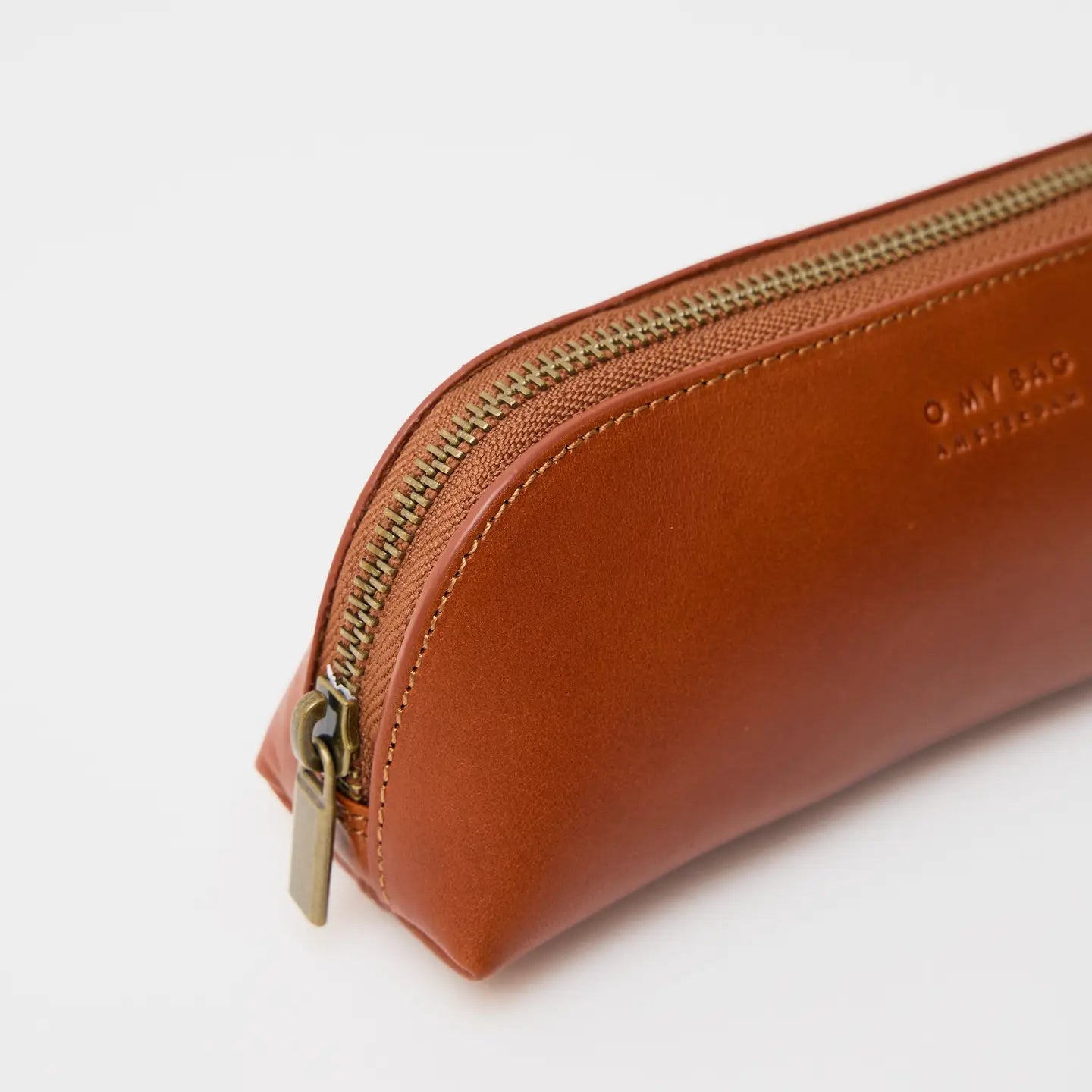 Pencil Case Large - Cognac Classic Leather