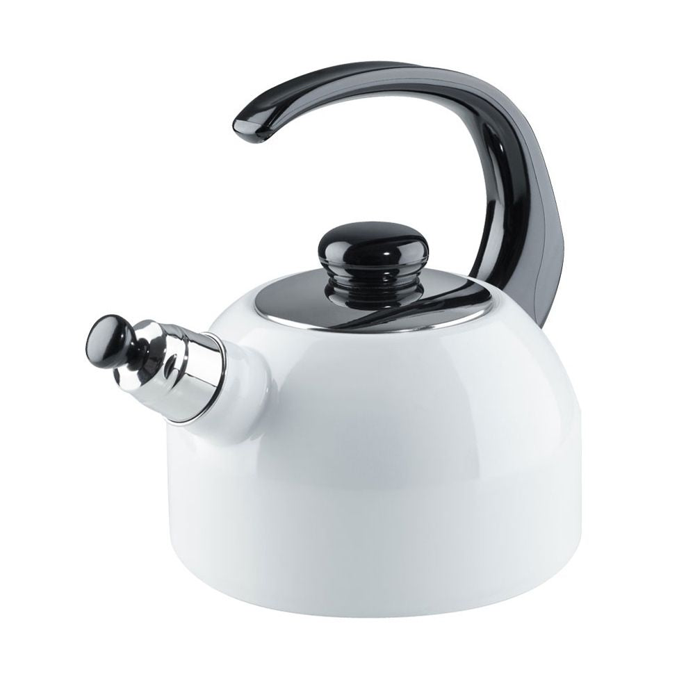 Kettle with Flute - Classic - White