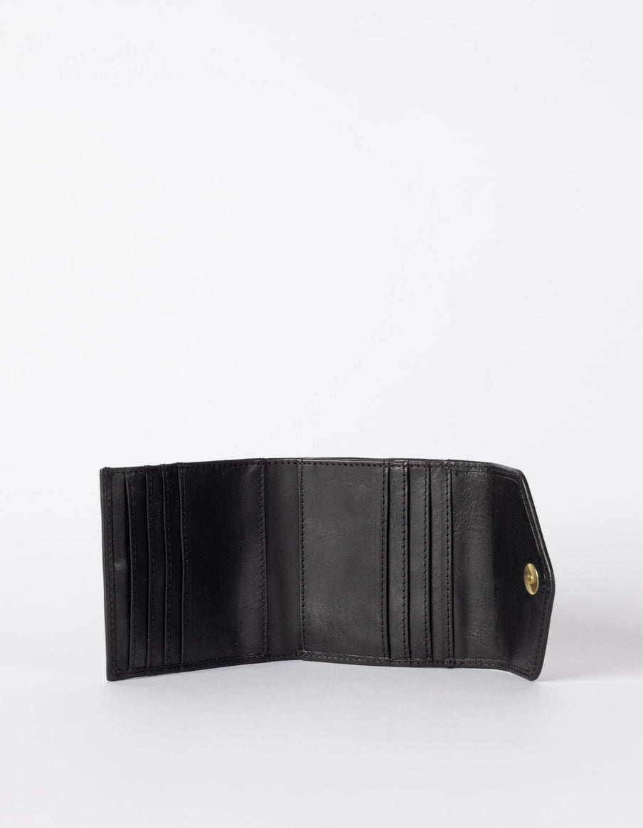Georgie's Wallet - Black Stromboli Leather