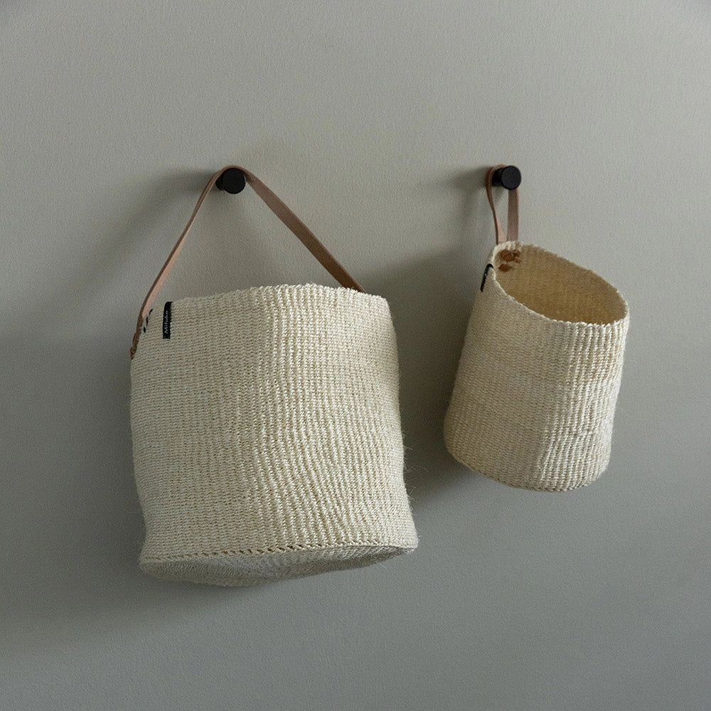 Kiondo Basket - Natural with Handle - Small