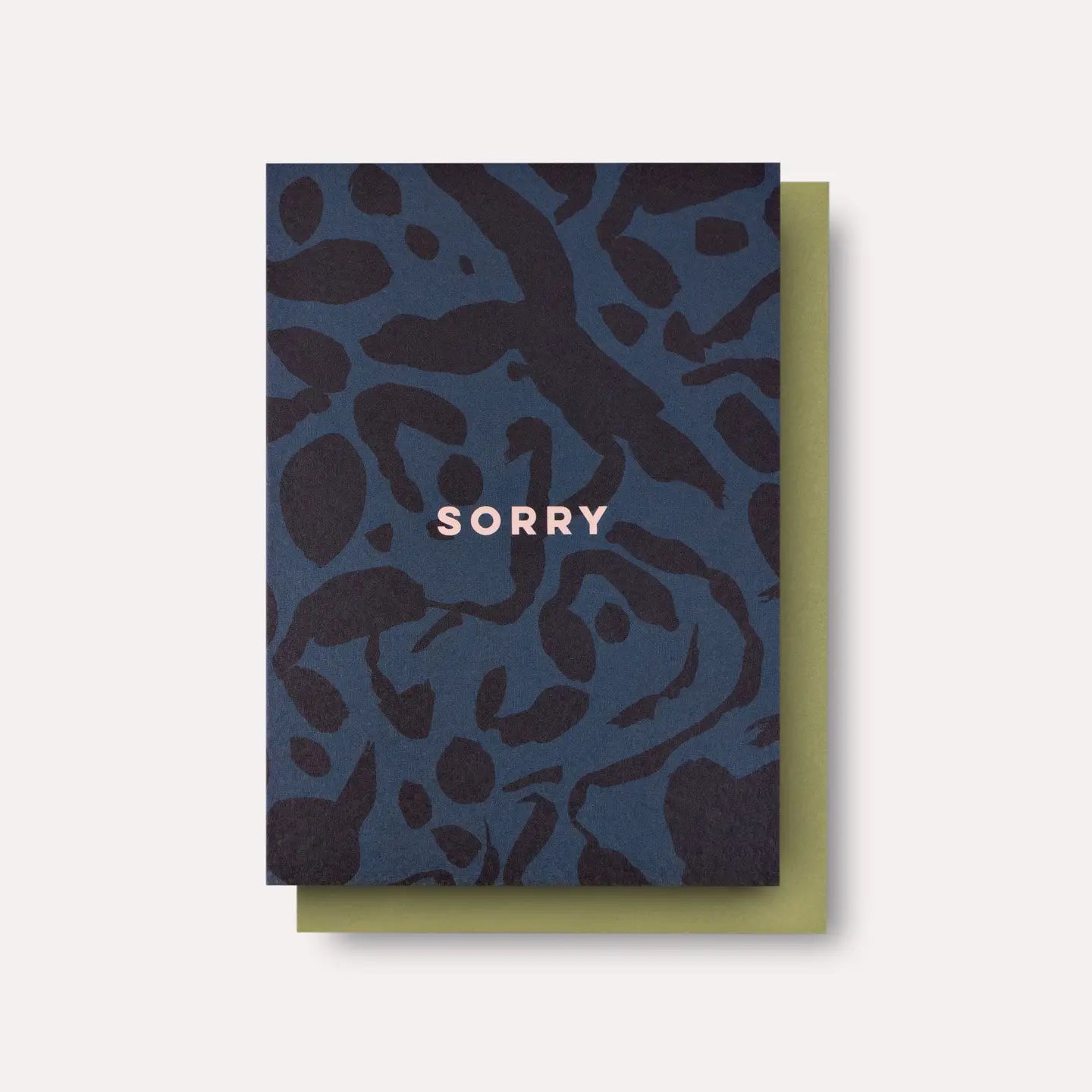 Inky Sorry Card