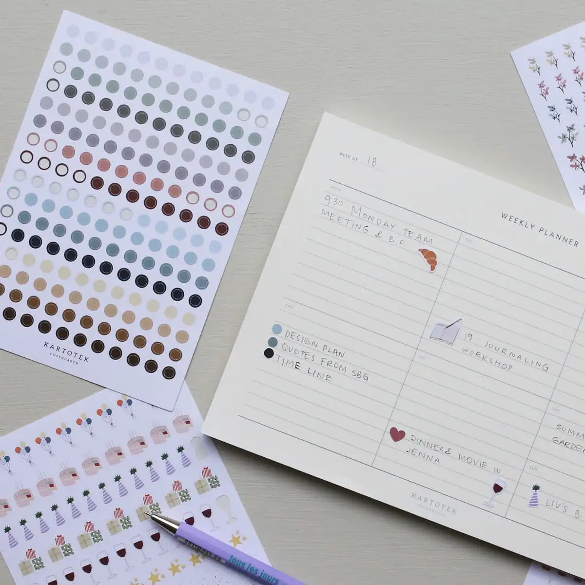 Stickers - Micro Dots World