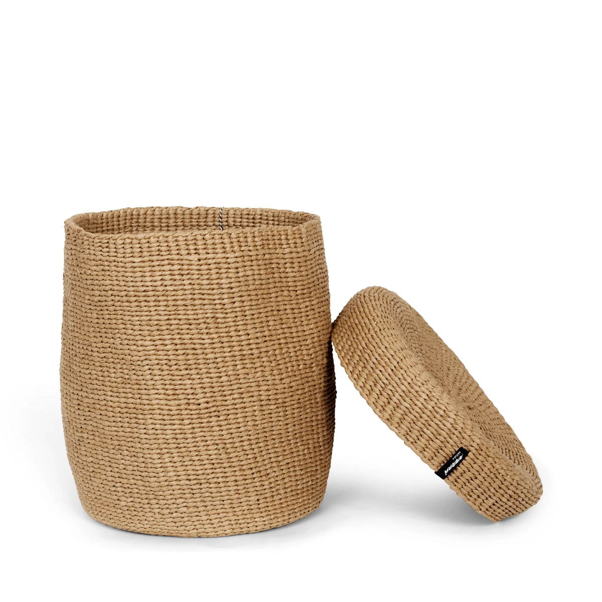 Kiondo Basket with Lid - Brown - Large