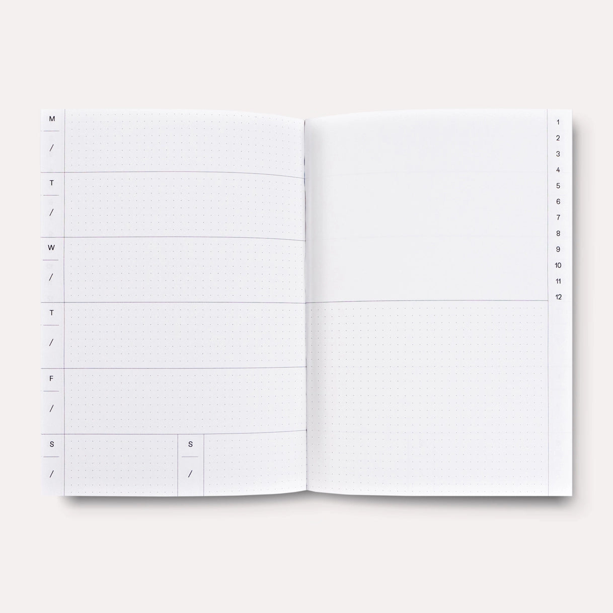 Hinoki Undated Weekly Planner Book