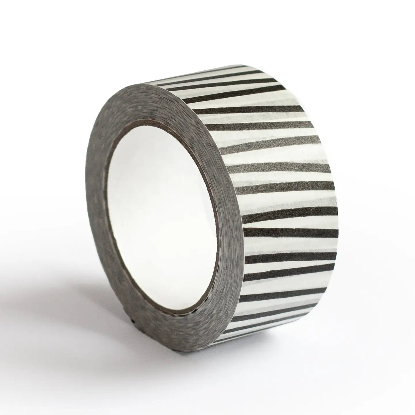 White Packing Tape - Printed Stripes