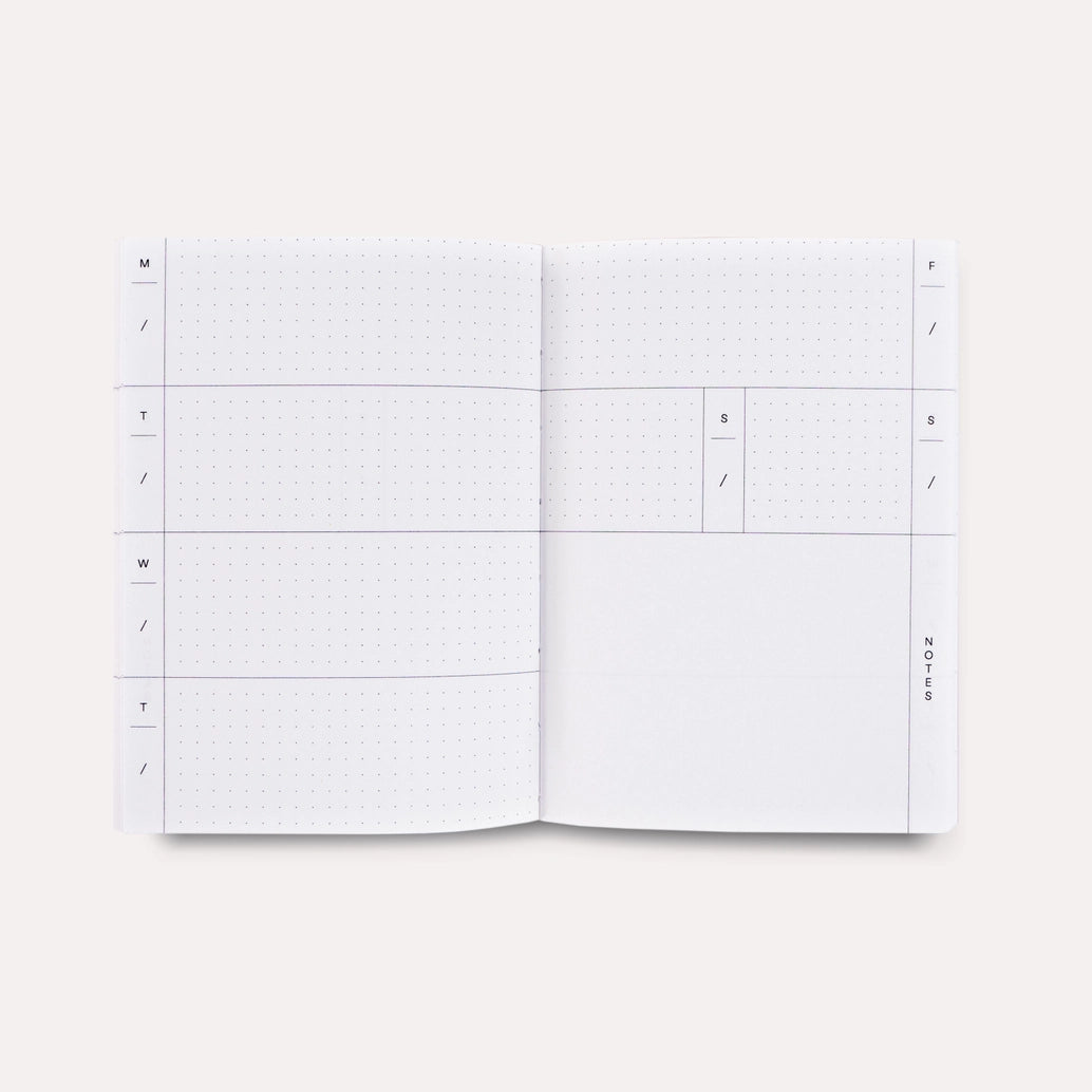 Hazy Pocket Undated Weekly Planner