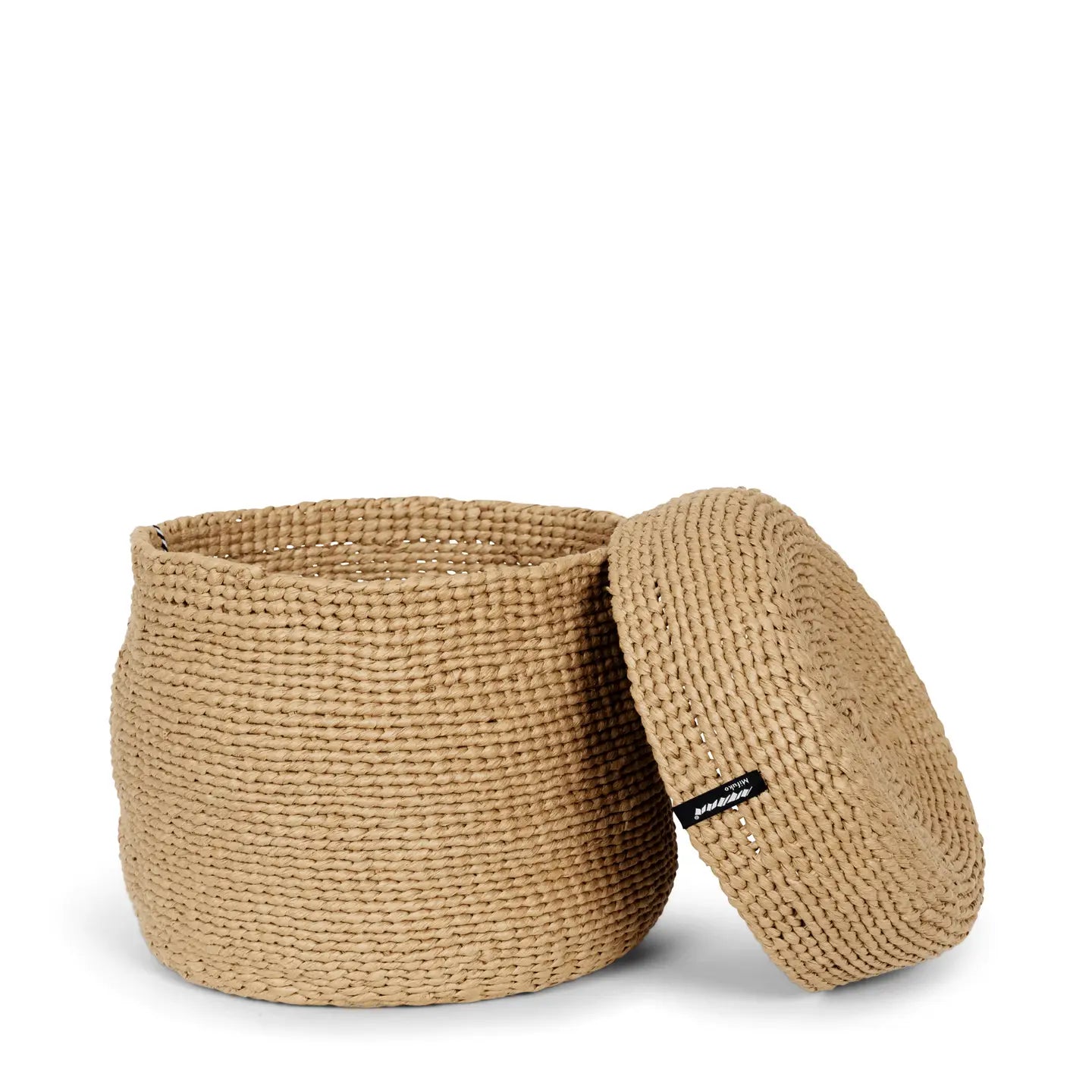 Kiondo Basket with Lid - Brown - Medium