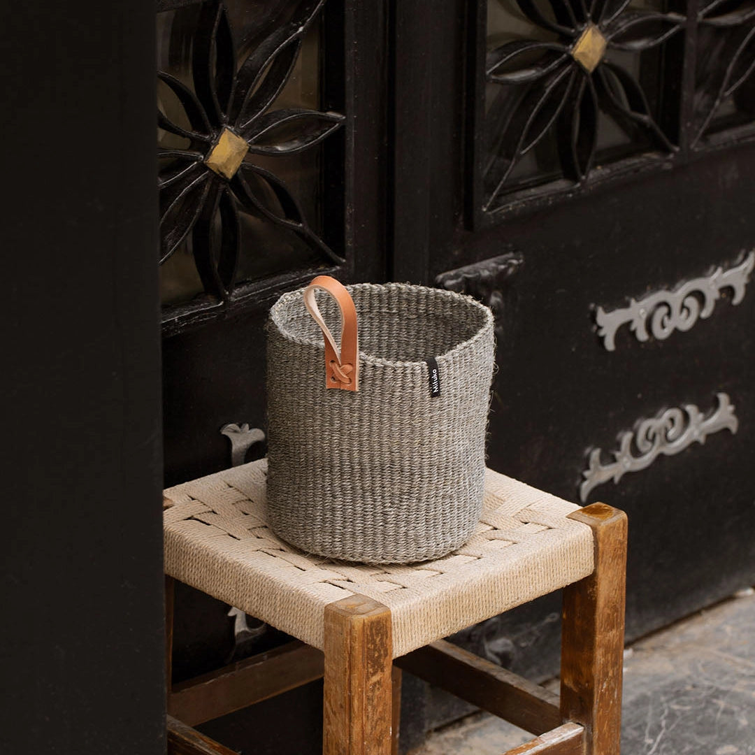 Kiondo Basket - Grey with Loop - X-Small