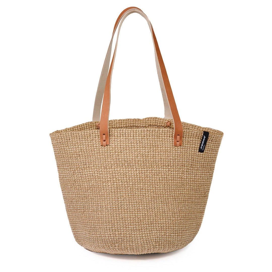 Majani Shopper Basket - One Color Natural Brown - Medium