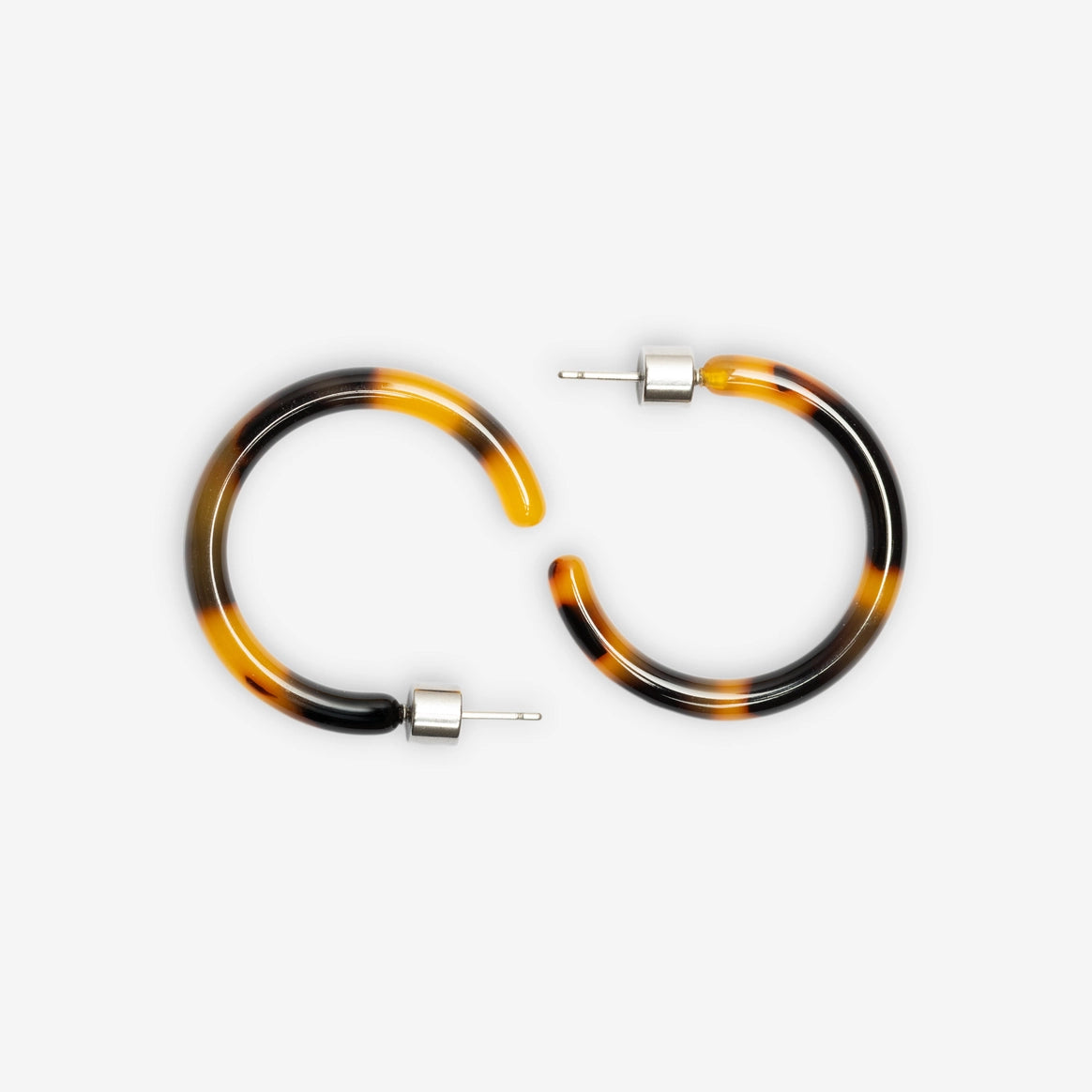 Loop Earrings - Dark Cheetah