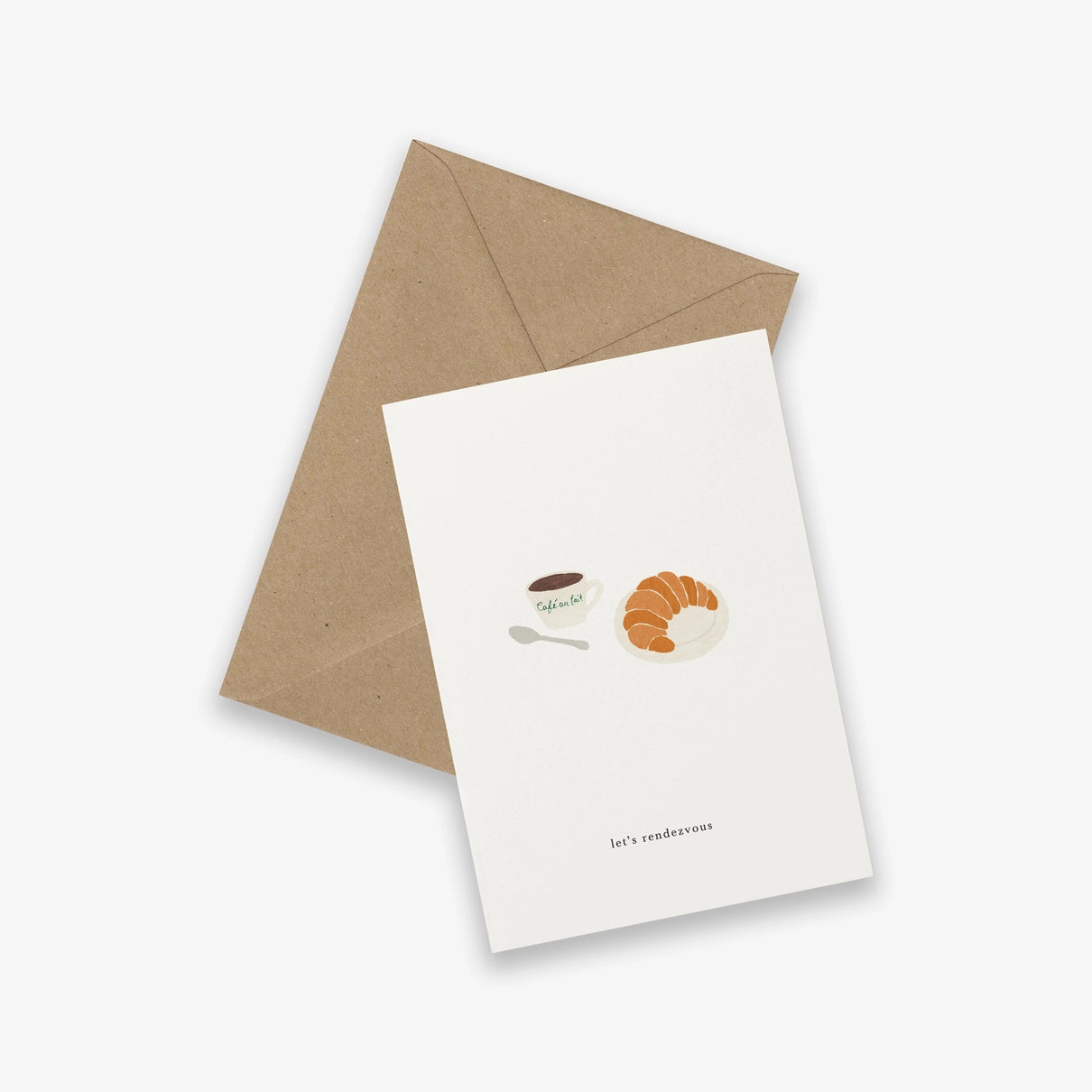 Greeting Card - Croissant (Let's Rendezvous)