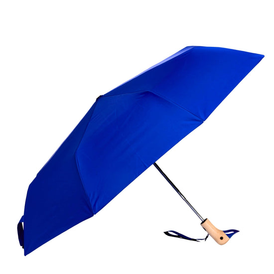 Royal Blue Compact Wind Resistant Duckhead Umbrella