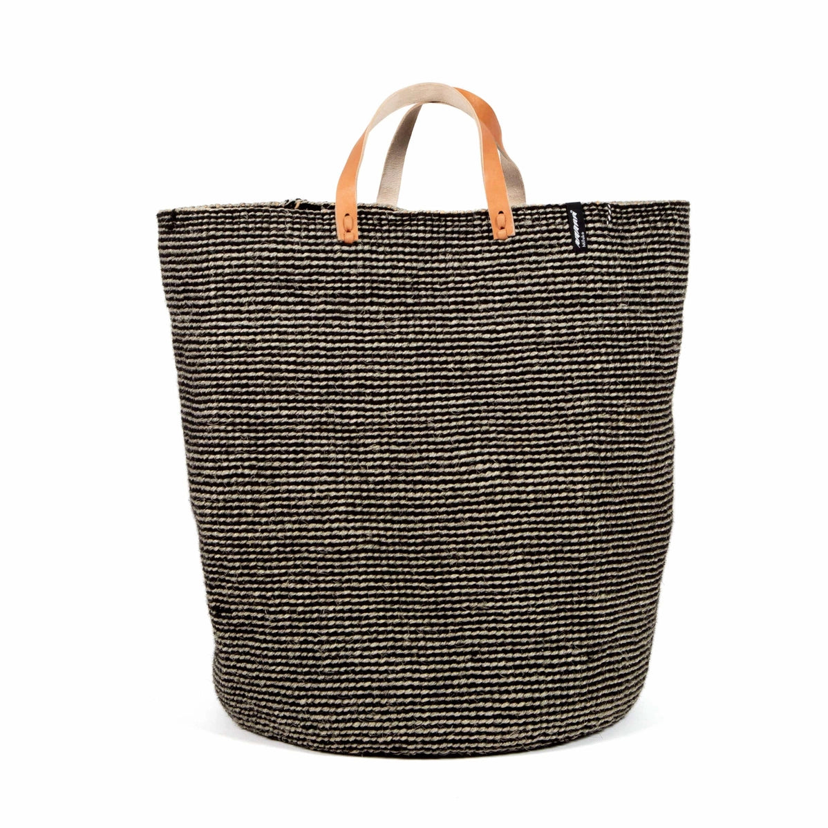 Pamba Floor Basket - Grey Sisal with Handles - X-Large
