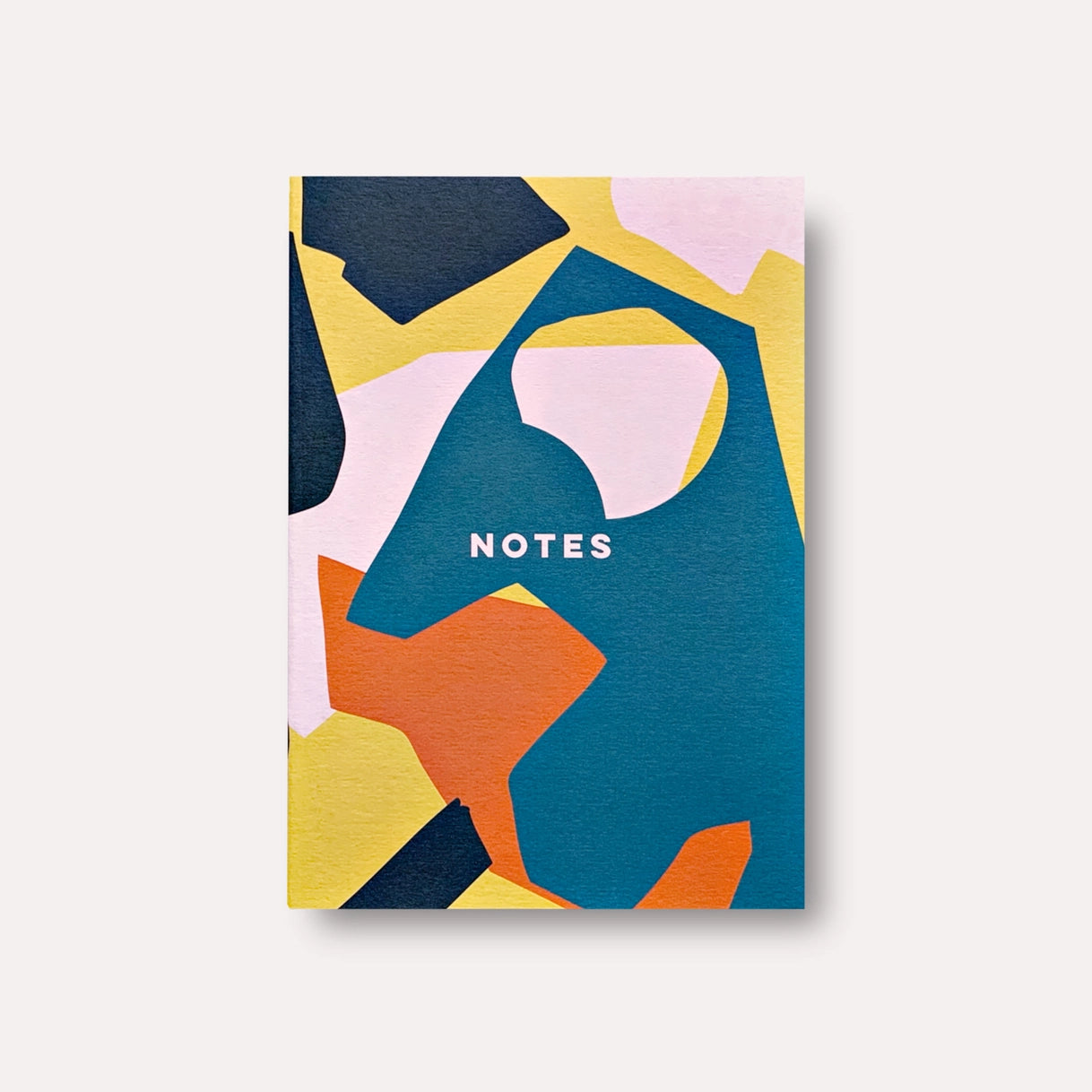 Pink Cut Out Shapes Slimline Notebook - Dot Grid
