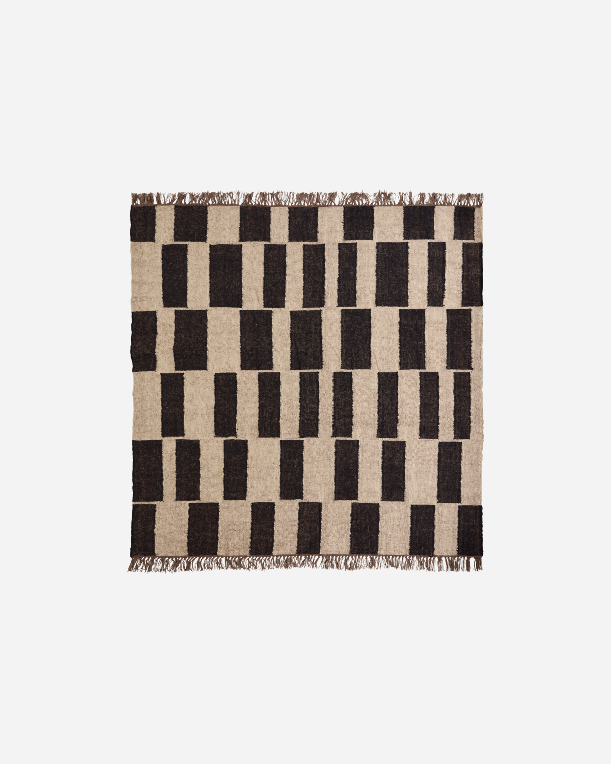 Rug - Graph - Black & Natural