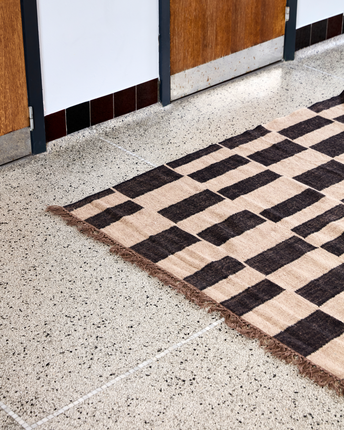 Rug - Graph - Black & Natural