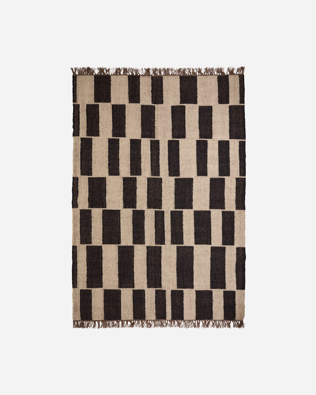 Rug - Graph - Black & Natural
