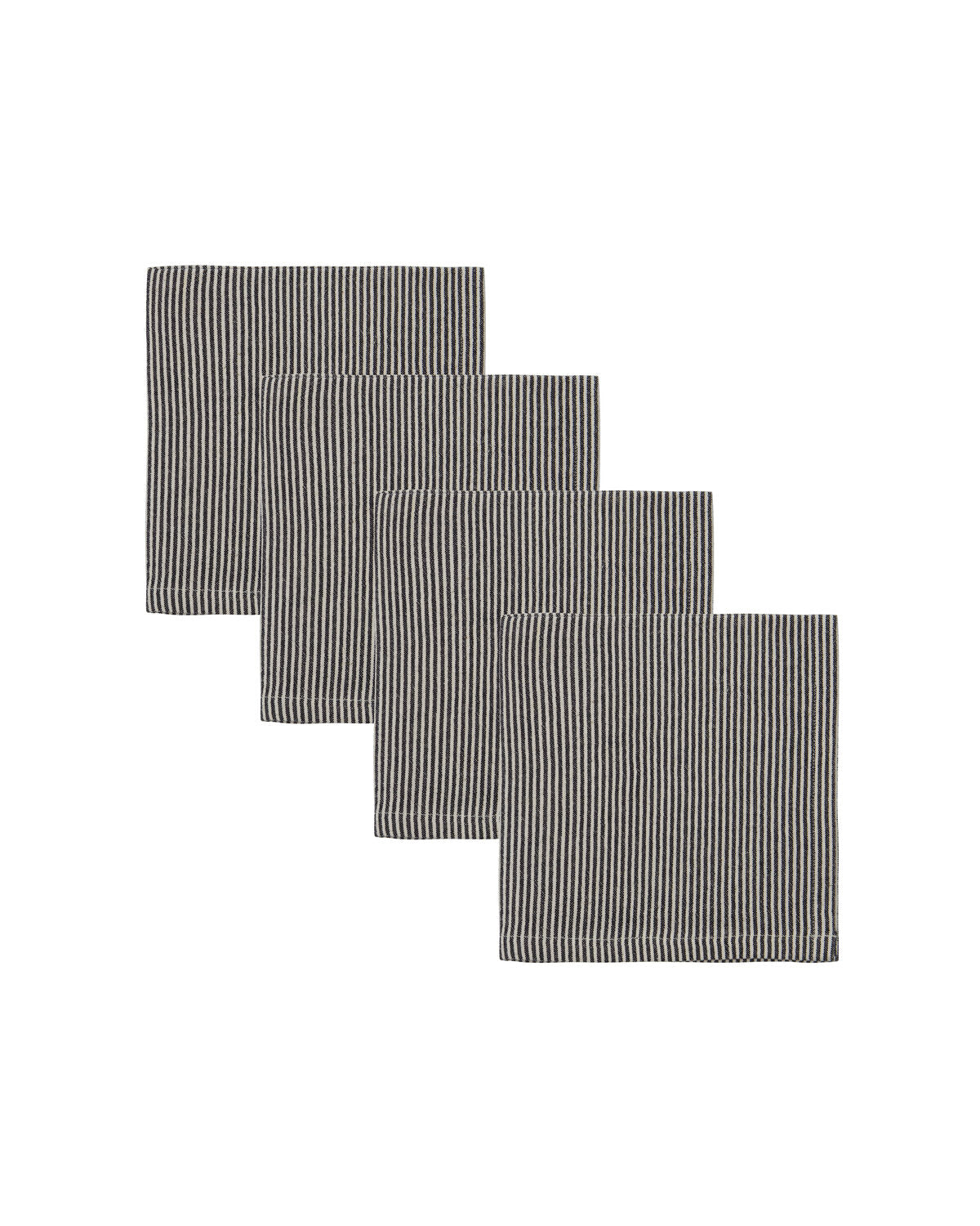 Napkins - HDBlock - Sand & Black - Set of 4