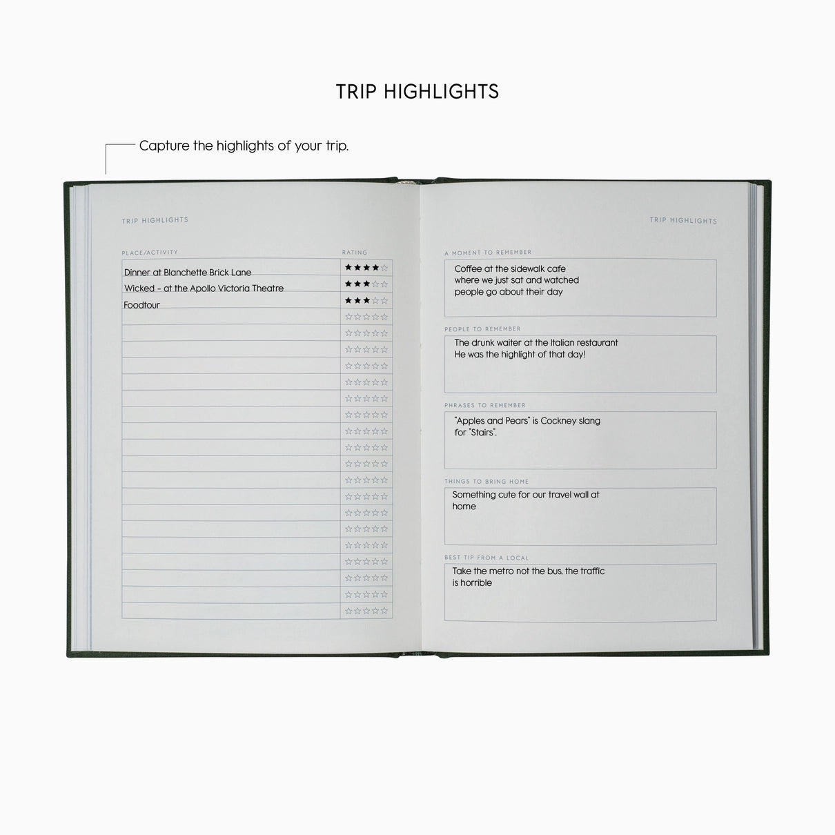 Guided Journal - Travel Journal
