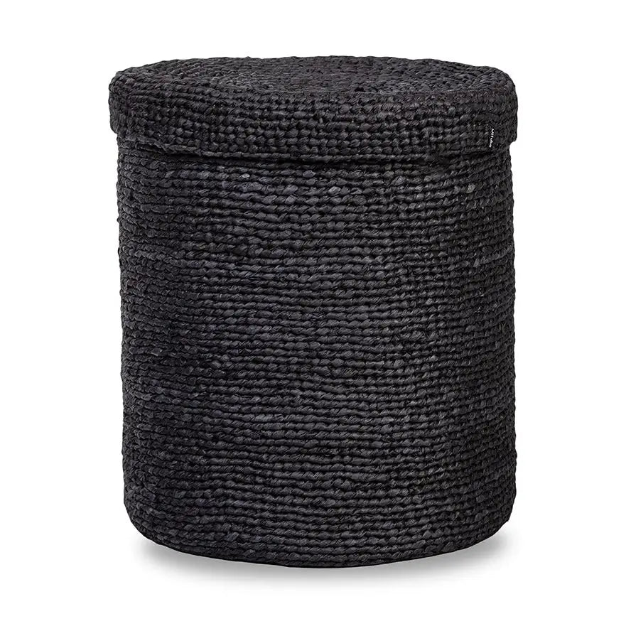 Kiondo Basket with Lid - Black - Large