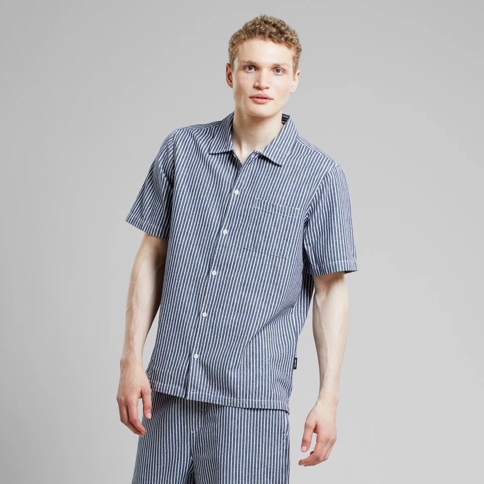 Shirt Brantevik Work Stripe - Blue