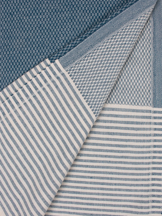 Amalfi Cotton Hammam Towel - Indigo